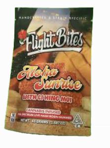Aloha Sunrise rosin Gummy Bites | FLIGHT BITES | Recreational Marijuana