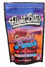 Sunset Punch rosin Gummy Bites | FLIGHT BITES | Recreational Marijuana